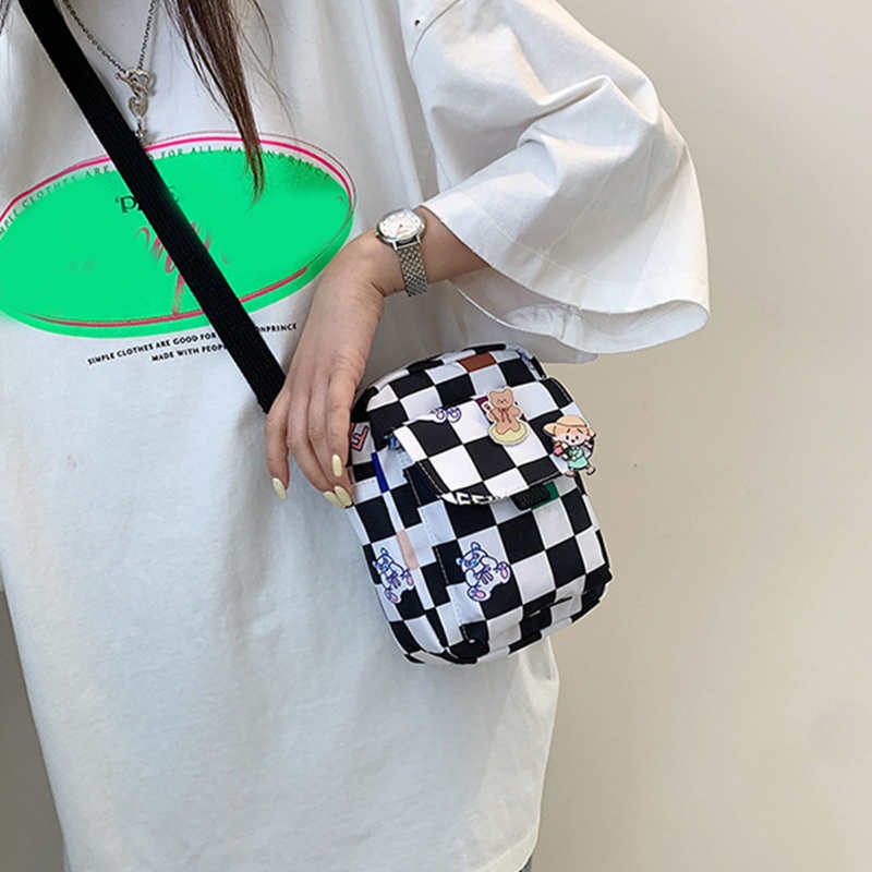 Túi Đeo Chéo Vai Có Khóa Kéo Siêu Nhẹ Thời Trang Sành Điệu Cho Nữ