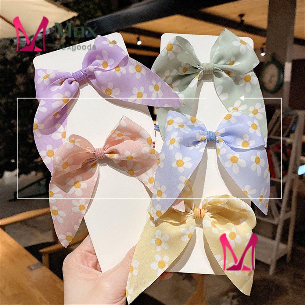 Dây Buộc Tóc Thắt Nơ Ruy Băng Co Giãn Thời Trang Hàn Quốc Cho Nữ