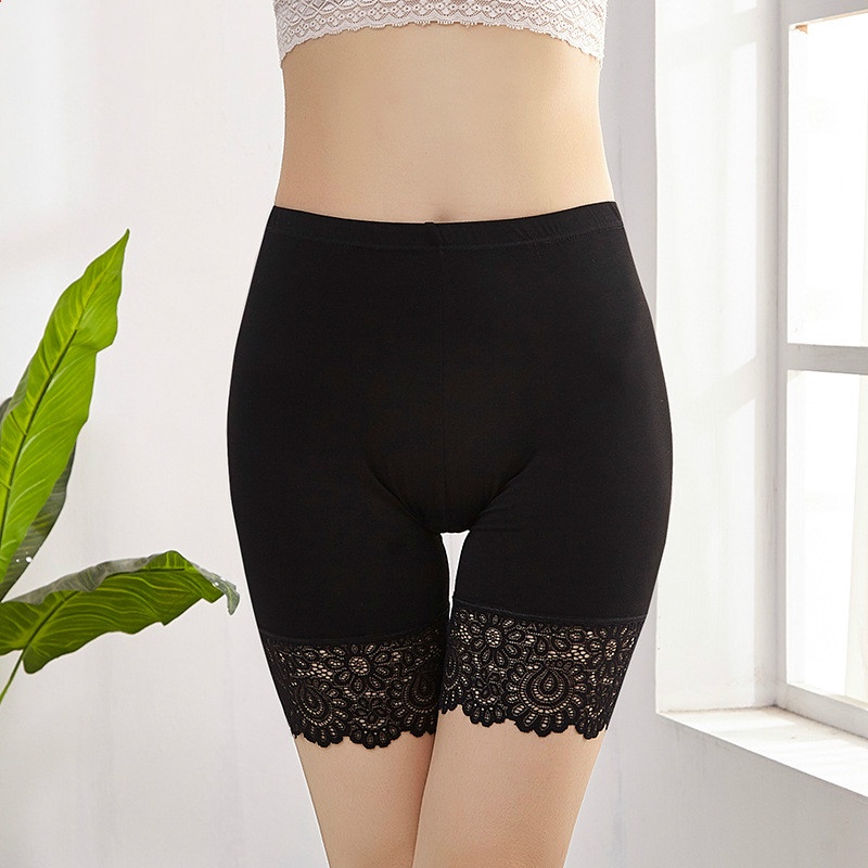 Quần Short An Toàn Mềm Mại Lưng Cao Không Đường May Chống Chói Thời Trang Mùa Hè Cho Nữ 40-85kg