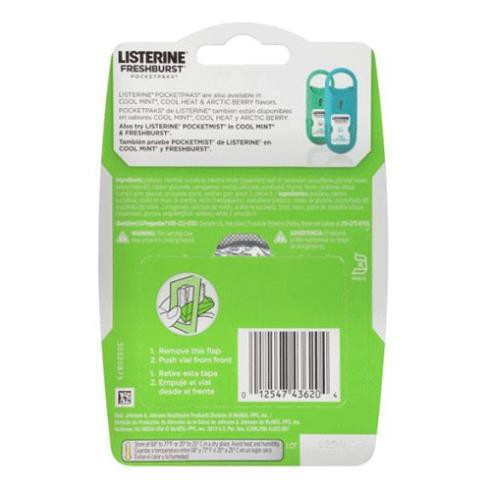 Thơm miệng Listerine Cool Mint PocketPaks, 3 x 24