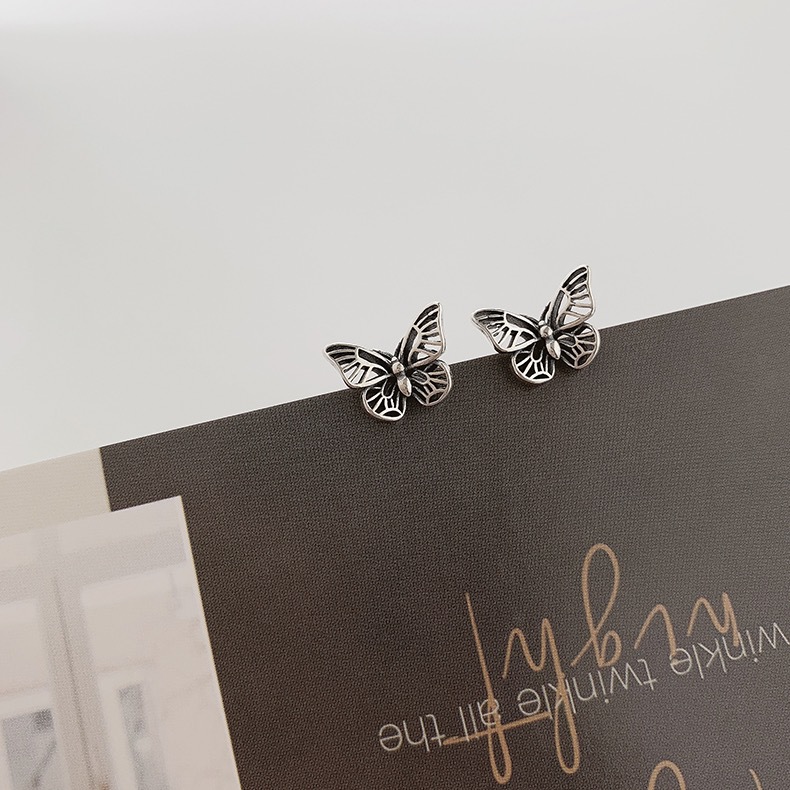 Bông tai hình bướm đơn giản phong cách nhật hàn đơn giản dành cho nữ