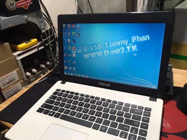 Laptop Asus X451 trắng thời trang