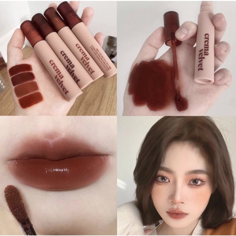 (MÀU 01-04)SON ETUDE HOUSE CREMA VELVET TINT