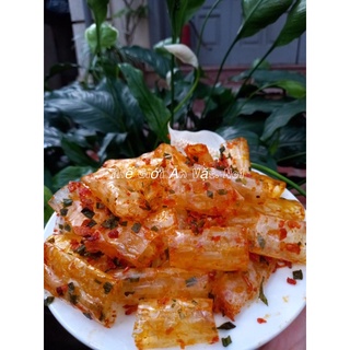 Bánh tráng trộn sate tôm hành Tây Ninh