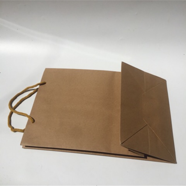 10 Túi giấy kraft to đựng quần áo, hộp giày kt 25x36x15