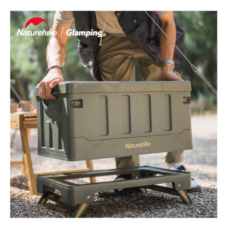 Thùng nhựa đựng đồ gấp gọn có nắp gỗ tre NatureHike NH22SNX01