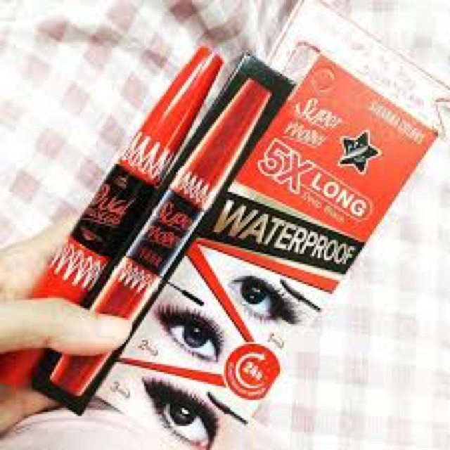 MASCARA NỐI MI 2 ĐẦU SUPER MODEL 5X LONG DEEP BLACK HF893