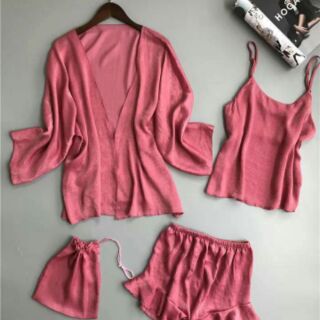SET Bộ ngủ lụa hot 2021