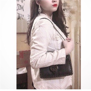 Áo dạ tweed đính ngọc