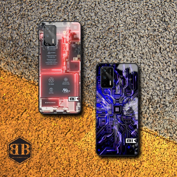Ốp lưng kính cường lực Oppo Realme Q3 Pro nội thất máy