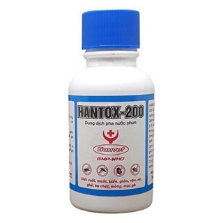 Hantox-200 (100ml )Trị ve,rận, ruồi, muỗi