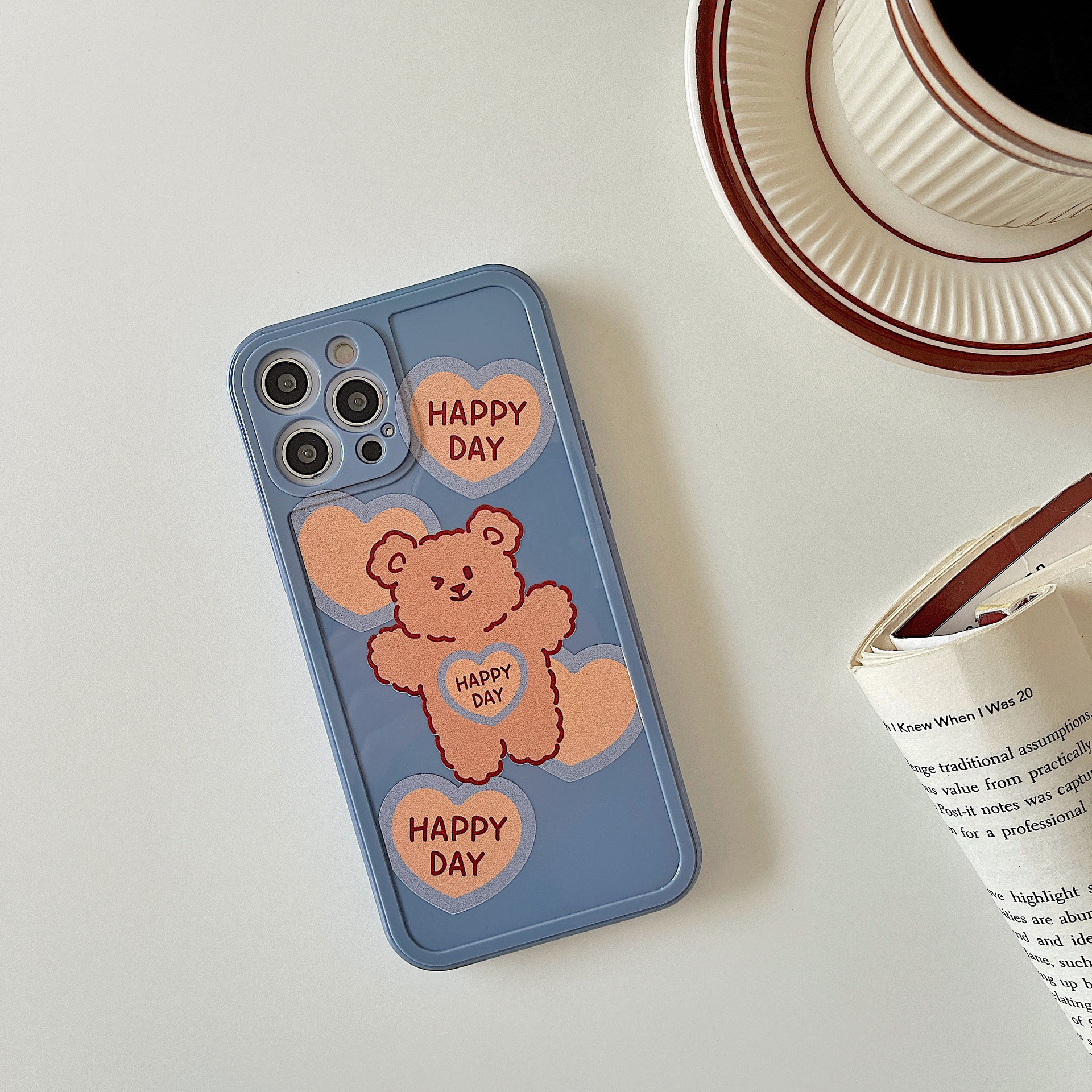 Ốp Lưng In Hình Gấu Teddy Dễ Thương Cho Apple 12 Promax 11 I6 I7 Iphone8Plus Xsmaxxr Mini