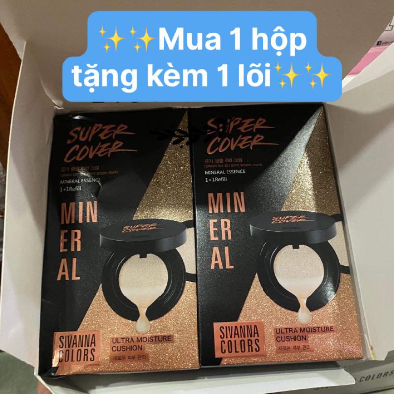 Cushion phấn nước Super Cover 𝐒𝐢𝐯𝐚𝐧𝐧𝐚