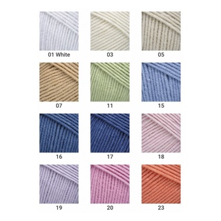 Len JEANS Hãng YarnArt (Màu 01-63)
