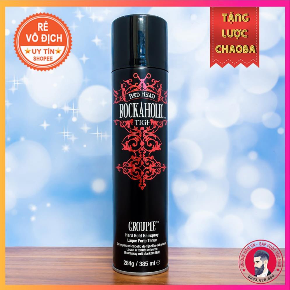 [CHÍNH HÃNG STORE HÀ NỘI] Gôm xịt tóc Groupie - TIGI Bed Head - Siêu Giữ Nếp