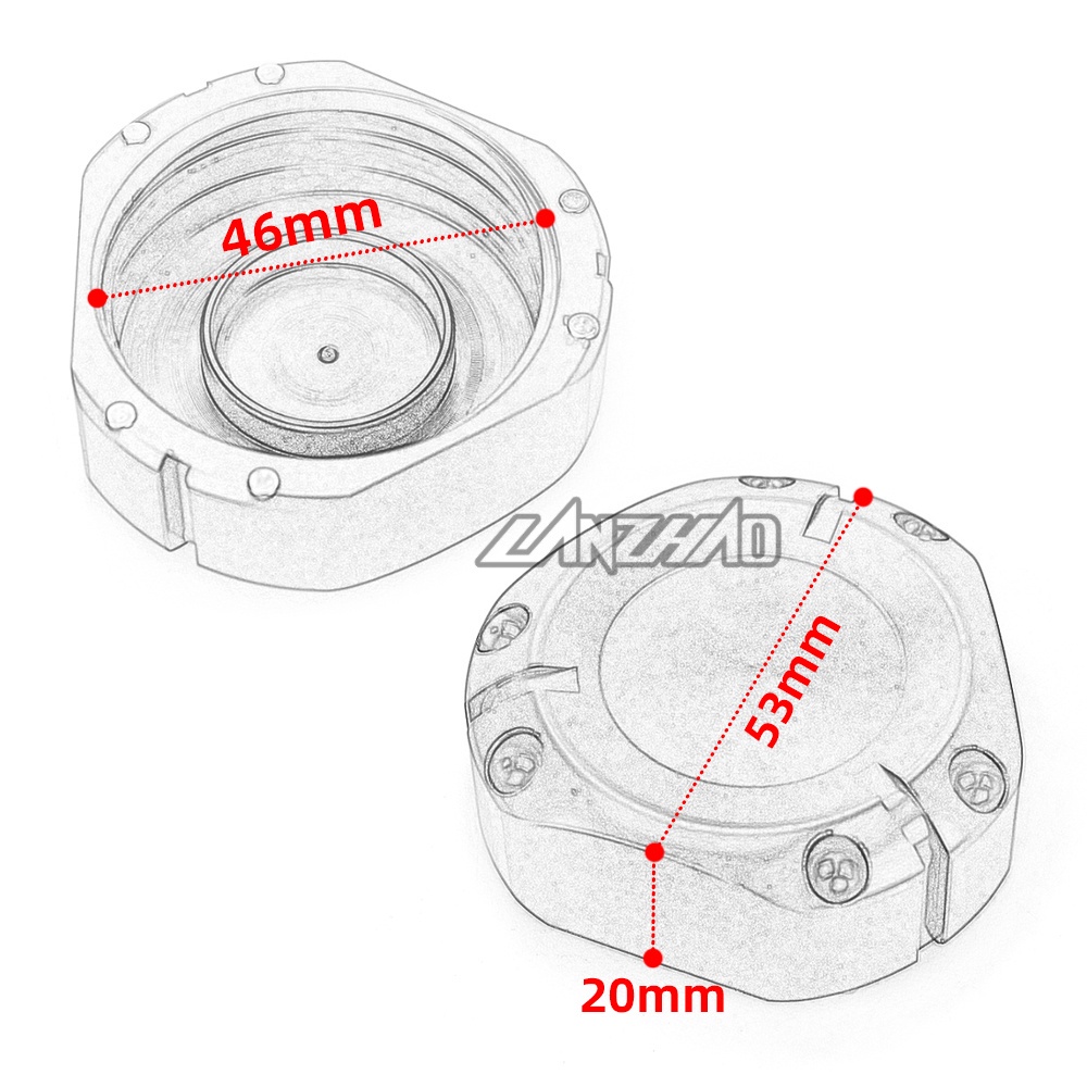 Nắp Đậy Bình Nhiên Liệu CNC Từ Tính Cho Xe Máy Vespa SPRINT PRIMAVERA LX 125 150 S125 GTS 300 250 200