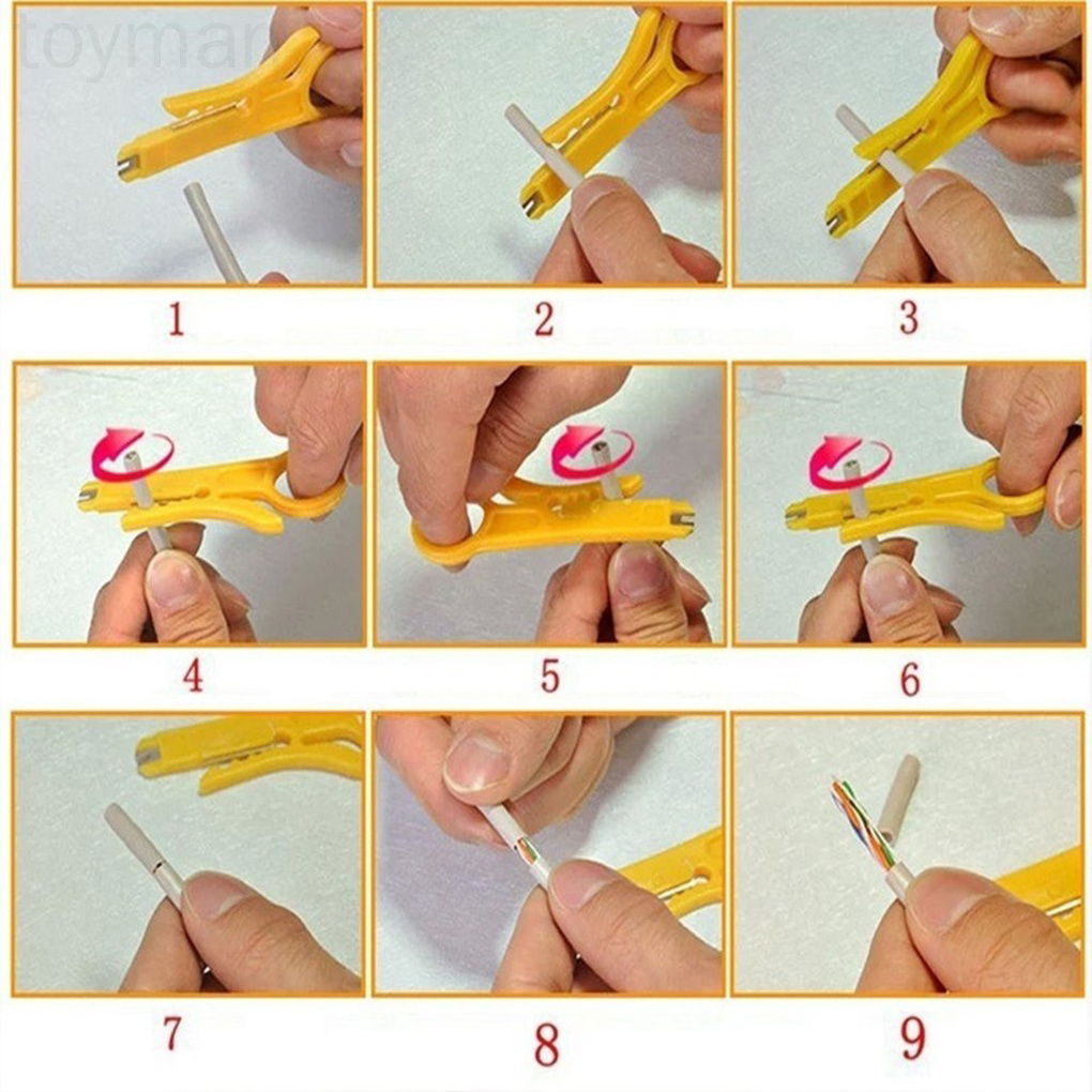Dụng cụ tuốt dây điện thoại tiện lợi