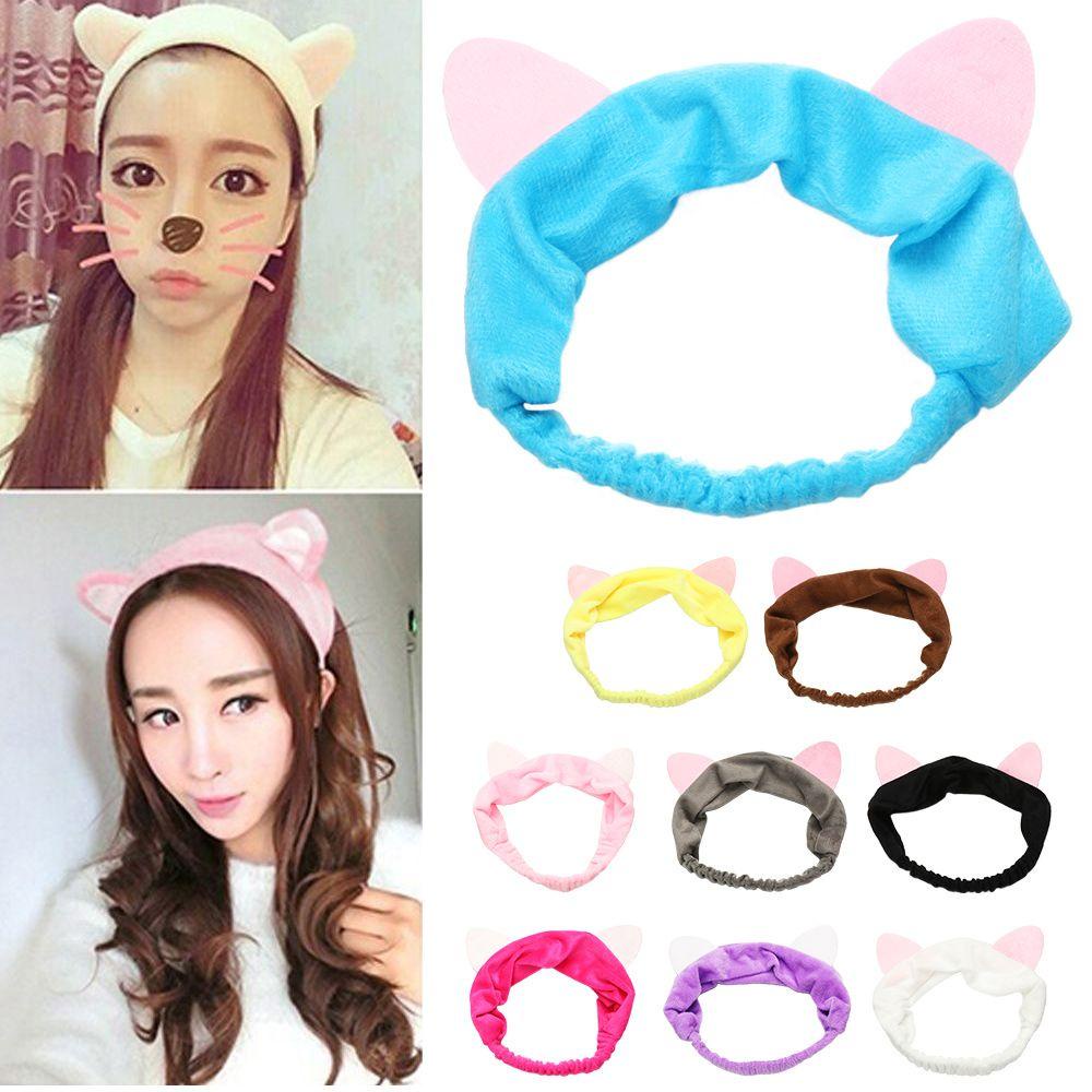 JUNE Băng Đô Tai Mèo Dễ Thương Cho Nữ