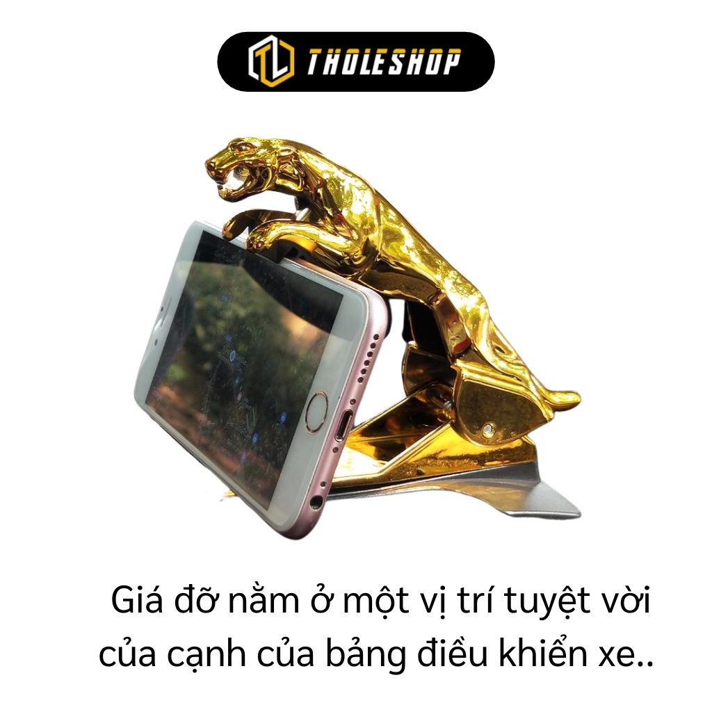 Giá đỡ điện thoại trên ô tô FREESHIP Kẹp điện thoại trên TAPLO xe hơi hình con báo độc lạ 9381