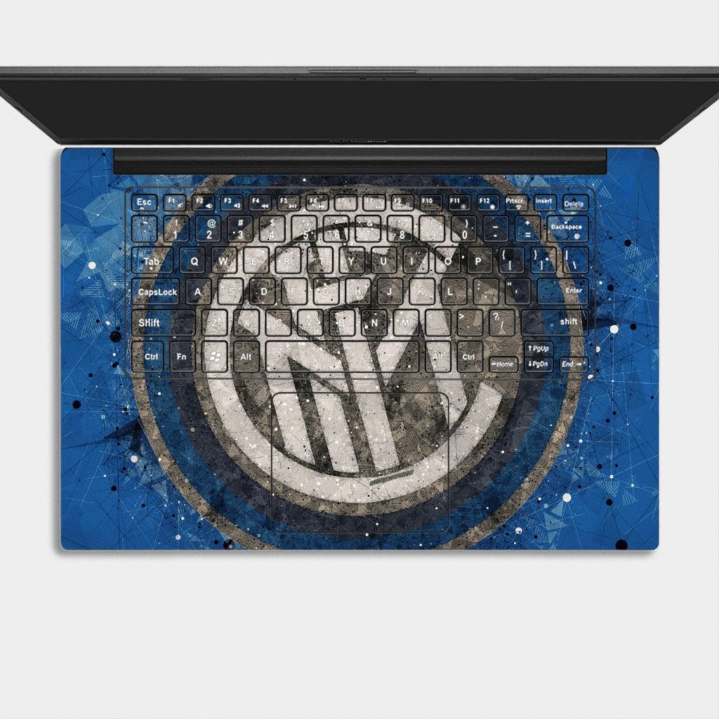 Bộ skin dán laptop mẫu Logo Inter Milan / Có mẫu decal dán cho tất cả các hãng máy tính