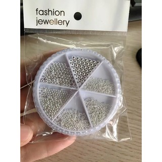 set charm nửa nail, bi hũ