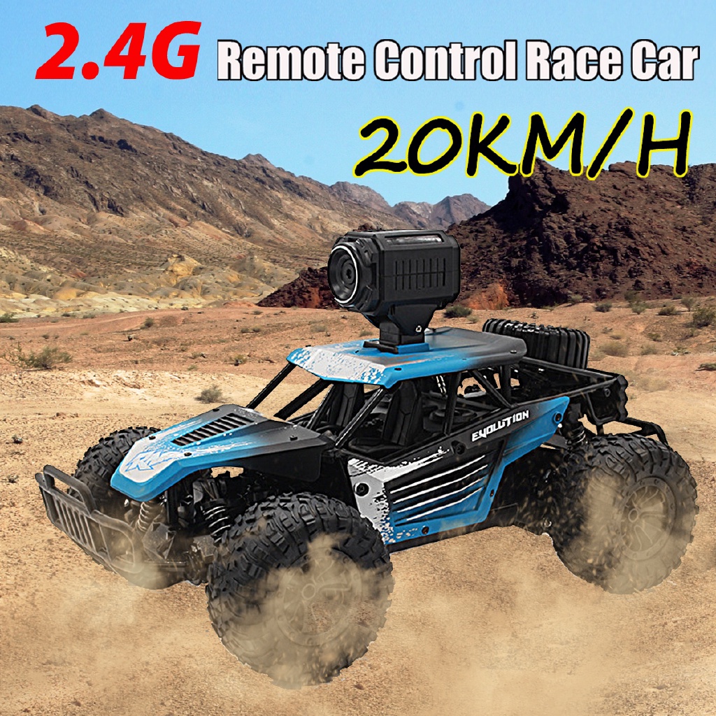 Xe Địa Hình Điều Khiển Từ Xa 48km / h 4wd Có camera wifi 480p fpv 2.4g Kèm Phụ Kiện