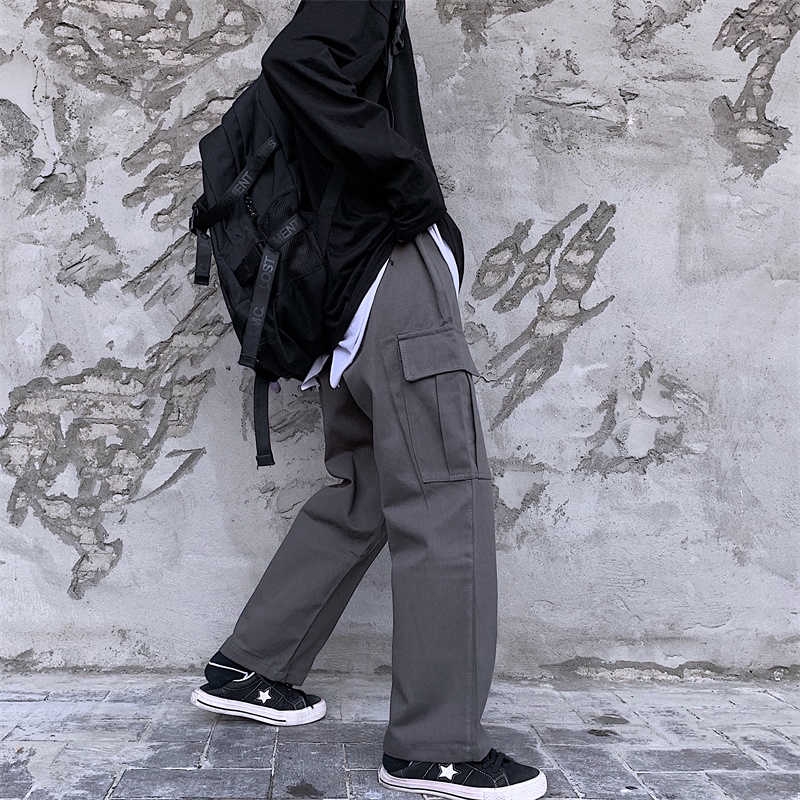 [Hàng Có Sẵn] Quần Nam Ống Đứng Phong Cách Hàn Quốc Đường Phố Cá Tính 16973