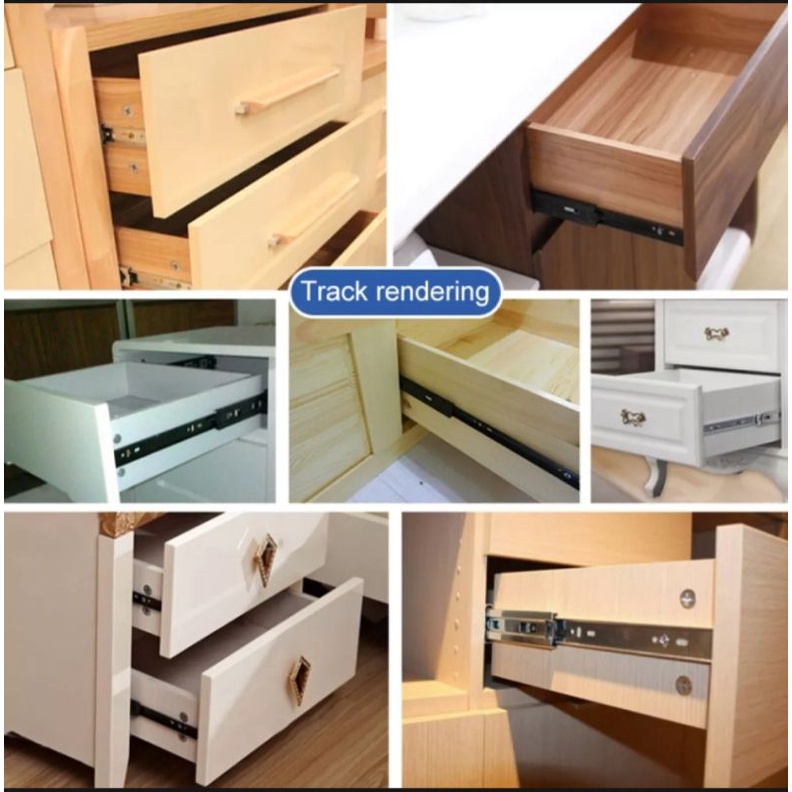 RAY TRƯỢT NGĂN KÉO , HỐC TỦ ĐỦ KÍCH THƯỚC