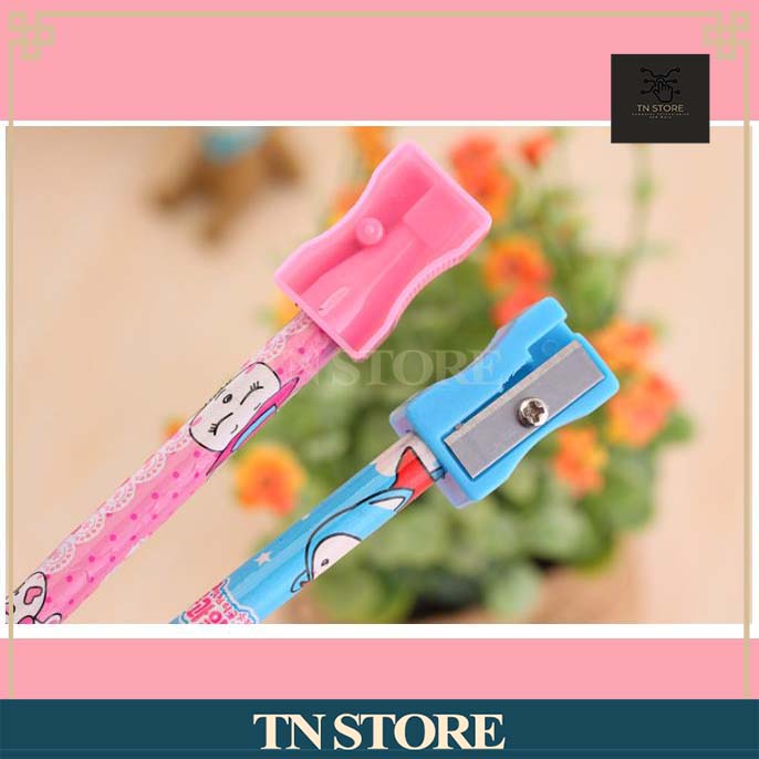 Bộ dụng cụ học sinh 6 món cực xinh màu hồng và màu xanh