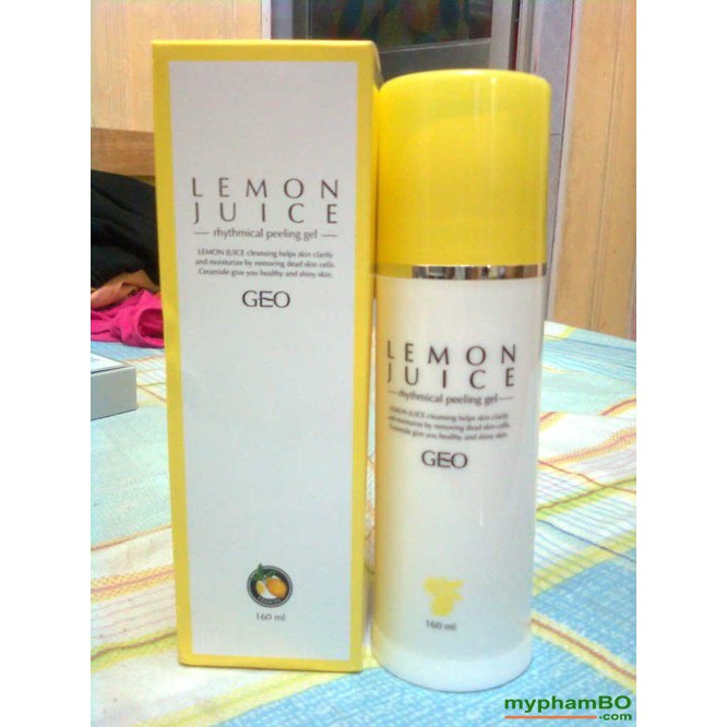 GEL TẨY TẾ BÀO CHẾT GEO LEMON JUICE PEELING GEL 160ML CHÍNH HÃNG - 5728