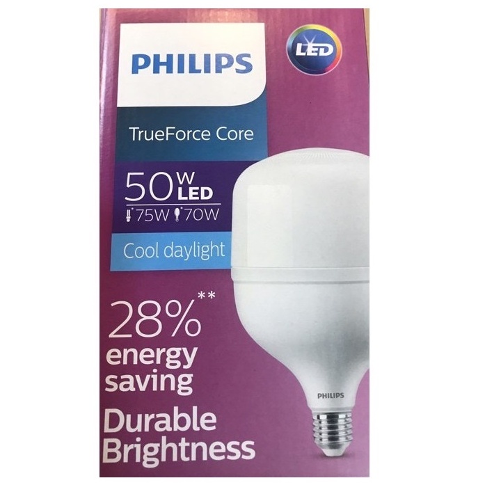 Bóng đèn Philips LED TForce core 50W HB E27- Ánh sáng trắng/ Ánh sáng vàng