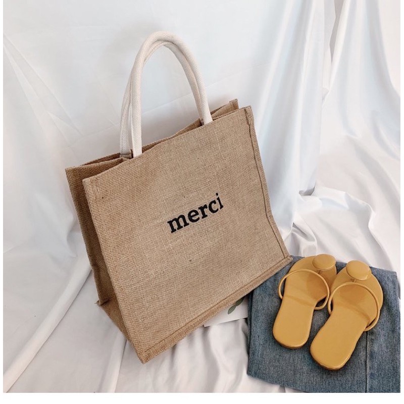 [Mã WAMT2405 giảm 10K đơn 0K] TÚI CÓI MERCI HOT HIT VỀ SLL | BigBuy360 - bigbuy360.vn