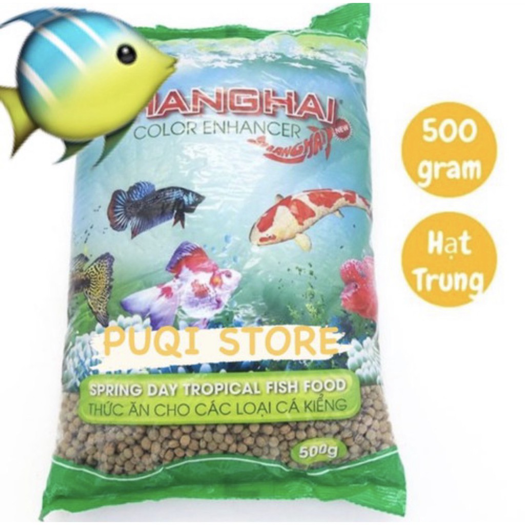 [CHỌN SIZE] CÁM CÁ SHANGHAI 500GRAM DÀNH CHO CÁ CẢNH