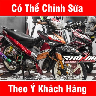 Tem Trùm Sirius Đỏ Cam Repsol