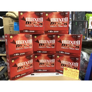 Đĩa trắng DVD MAXELL hộp 10 chiếc kèm vỏ