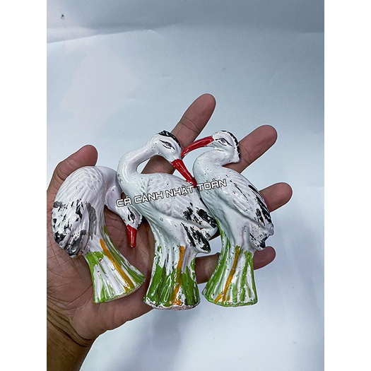 CÒ SỨ TRÁNG MEN TRANG TRÍ BỂ CÁ NON BỘ CAO 12CM