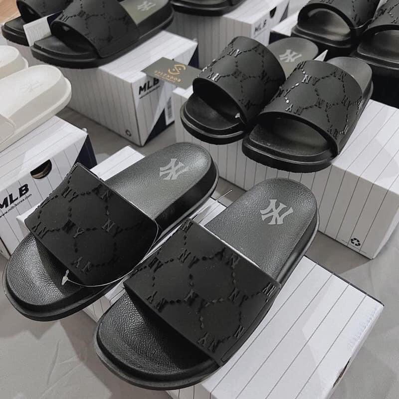 [ảnh thật/hàng xuất]Dép Ml.B YANKEES 2 màu Đen-Be (Hàng sẵn)