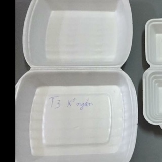 Hộp xốp đựng cơm, vịt T3 có ngăn không ngăn