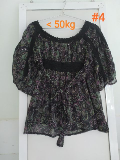 Áo kiểu freesize < 55kg hàng si Nhật