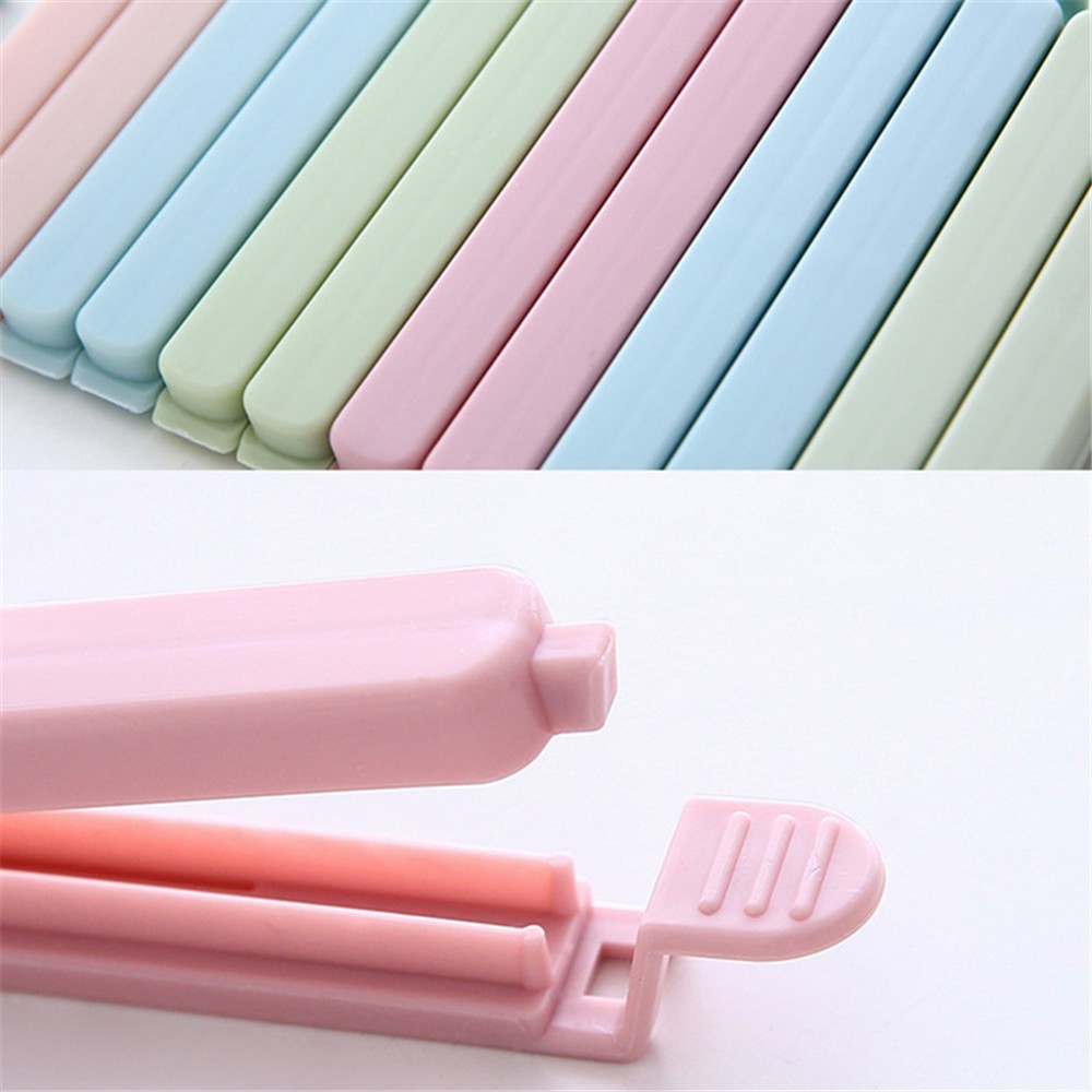 Set 5 Kẹp Niêm Phong Túi Thức Ăn Bằng Nhựa Có Thể Tái Sử Dụng Nhiều Màu Thời Trang Cho Nhà Bếp