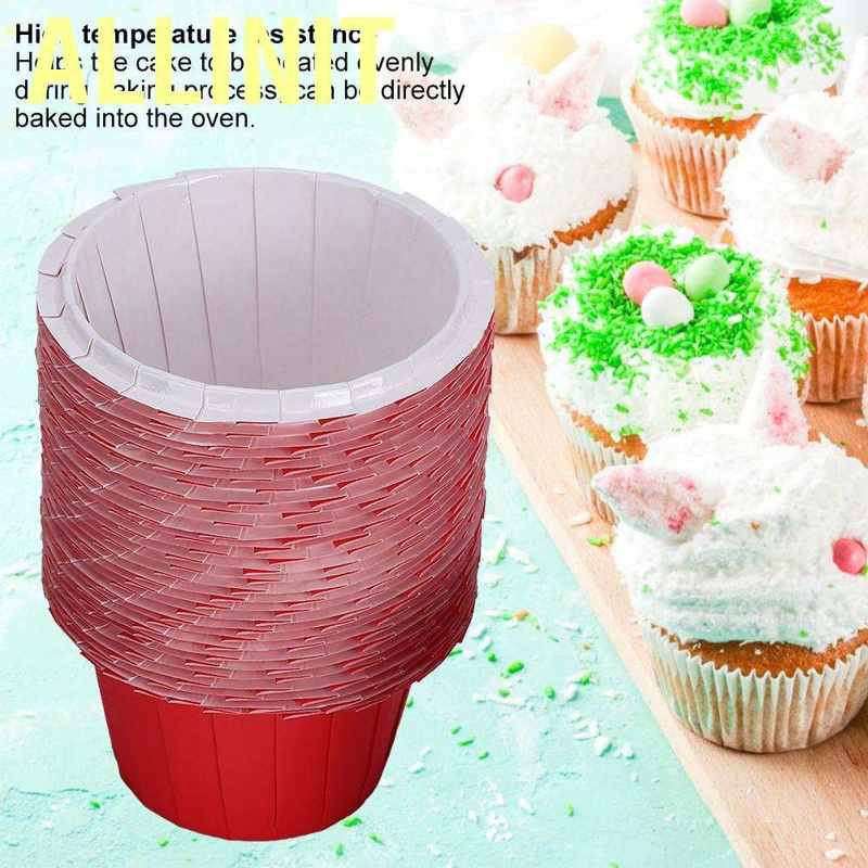 Set 100 Cốc Giấy Làm Bánh Cupcake