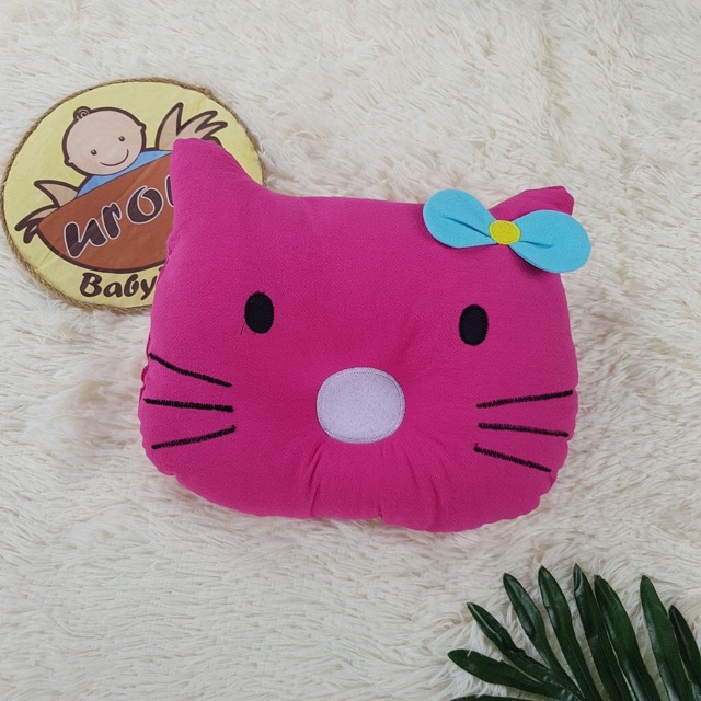 Gối lõm chống bẹp đầu cara hình thú cho bé sơ sinn