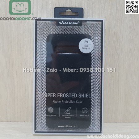 Ốp lưng Samsung S10 Nillkin vân sần