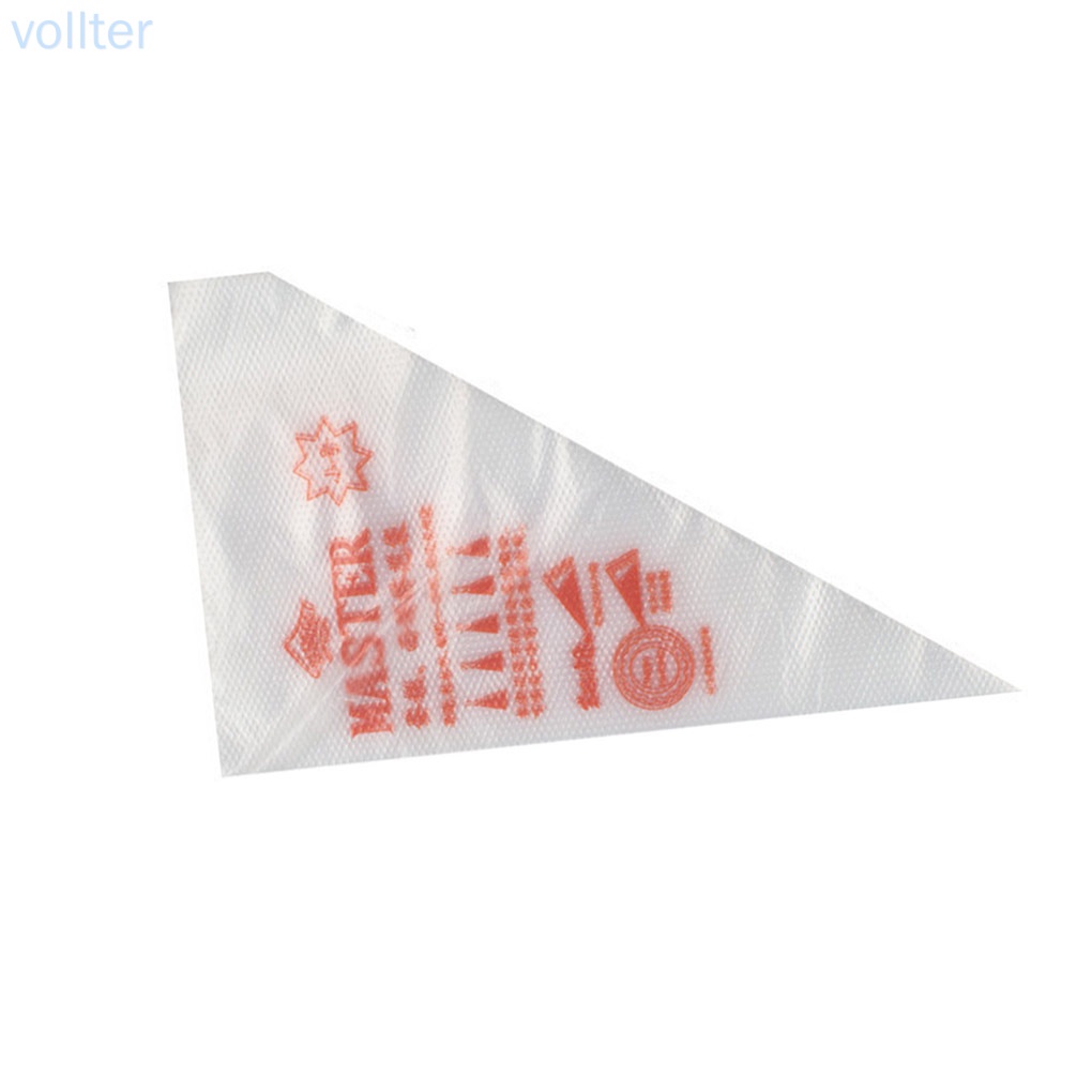 Set 100 túi bắt kem trang trí bánh bằng PE không dính dùng một lần