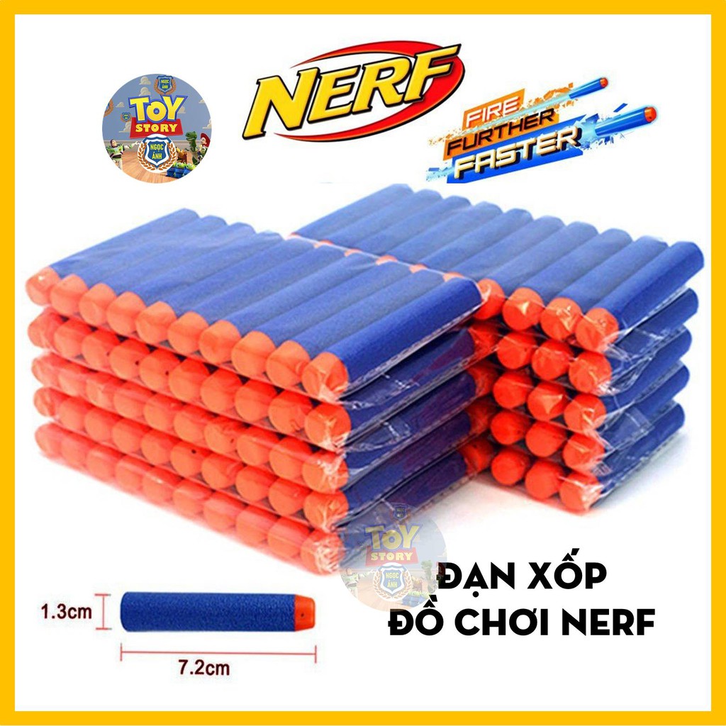 10 Viên Xốp EVA Dành Cho Đồ Chơi Nerf Các Loại