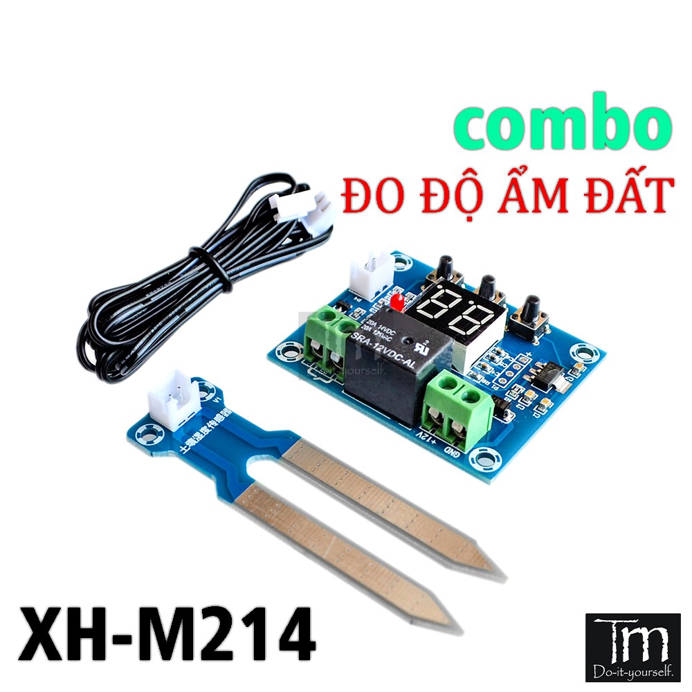 Bộ Điều Khiển Độ Ẩm Đất Tưới Cây XH-M214