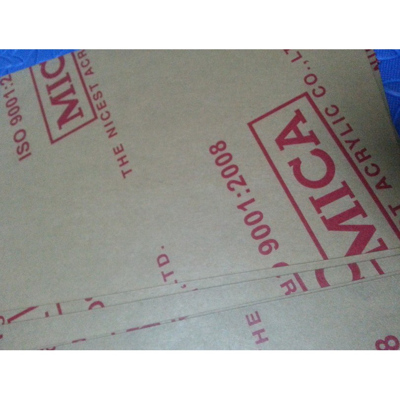 Mica 2mm Đài Loan - Nhiều màu - Cắt theo yêu cầu