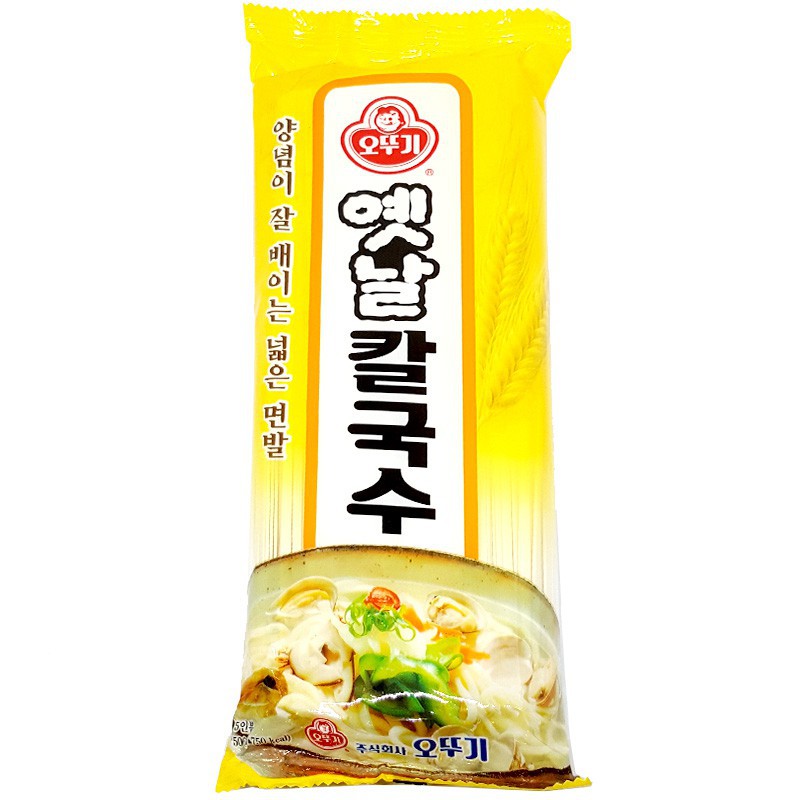 MÌ SỢI LỚN, SỢI TO HÀN QUỐC 500G. 칼국수