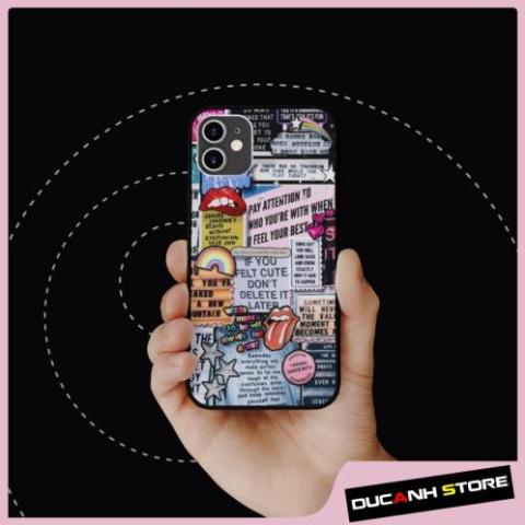 Ốp Lưng SAMSUNG hình Thông Điệp Cắt Dán Cảm Hứng collage art kinetic art chống ố  cho các dòng iPhone PAP20211116