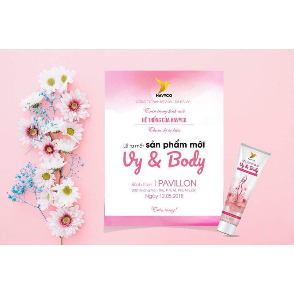 Gel gừng quế Vy&Body